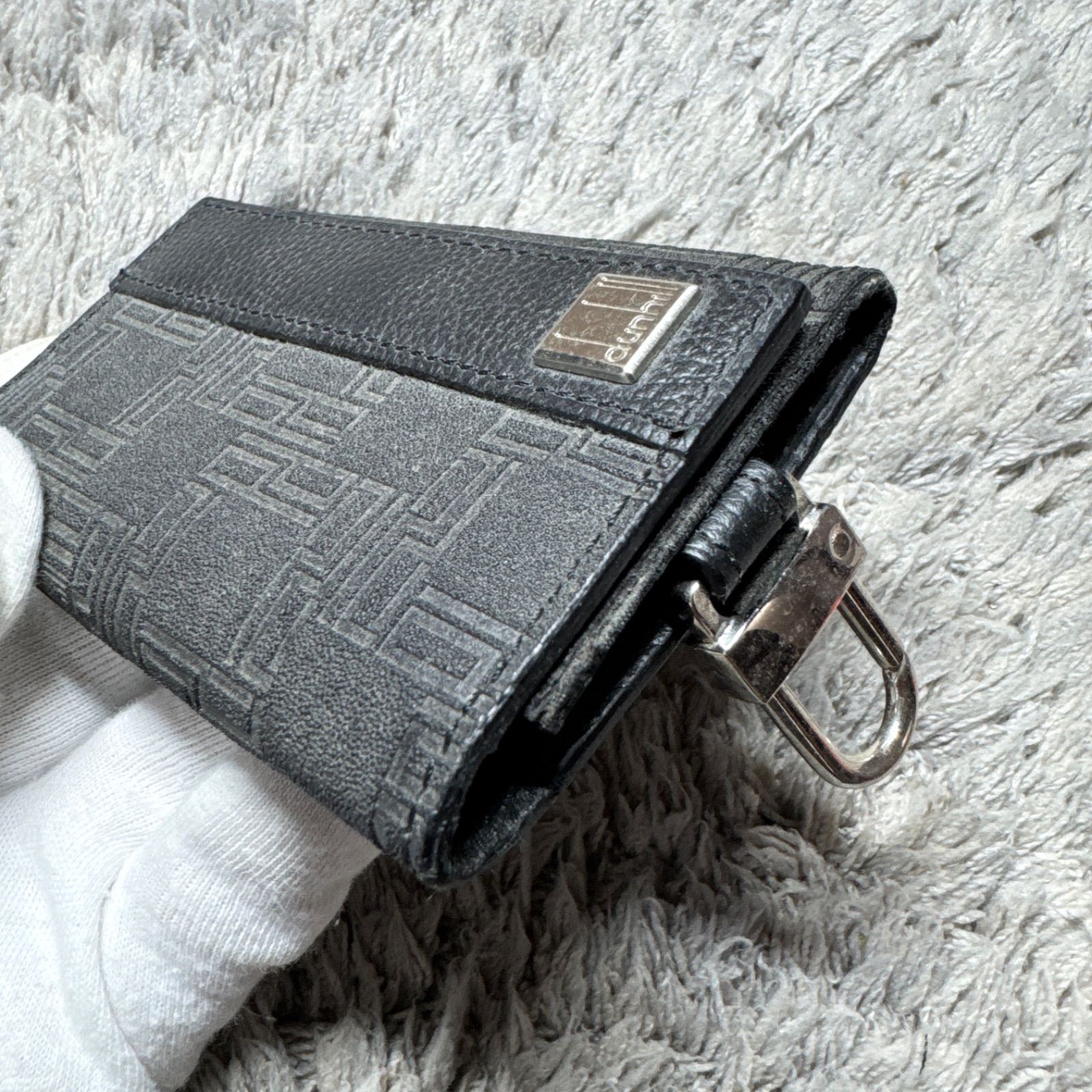 dunhill ダンヒル キーケース ディーエイト 6連 PVC レザー ブラック