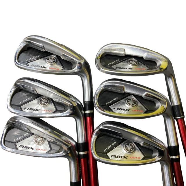 【中古】 ヤマハ inpres RMX UD+2 7S アイアンセット IR BASSARA FS50 (フレックスR) メンズ 男性用 右利き 右用 Dランク ゴルフクラブ