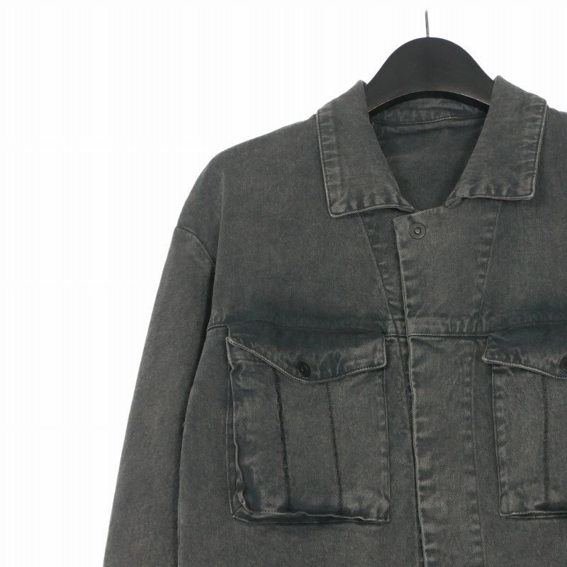 ボリスビジャンサベリ 11 by 24SS S1B デニムジャケット ブルゾン ボリスビジャンサベリ BORIS BIDJAN SABERI 11 by 24SS S1B JACKET