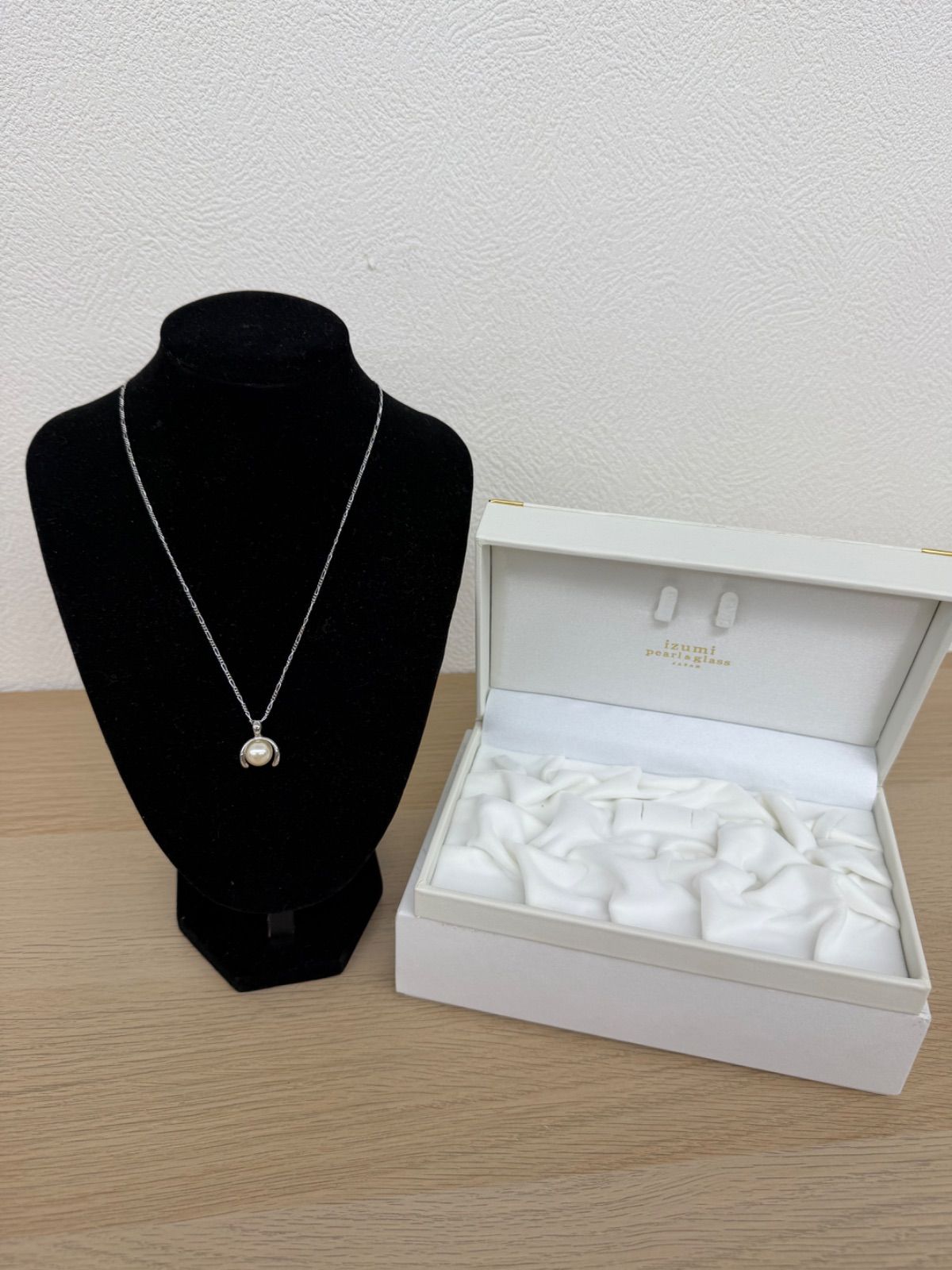 × izumi pearl & glass 和泉パール＆ガラス パール一粒ネックレス 【アクセサリー】 【1】