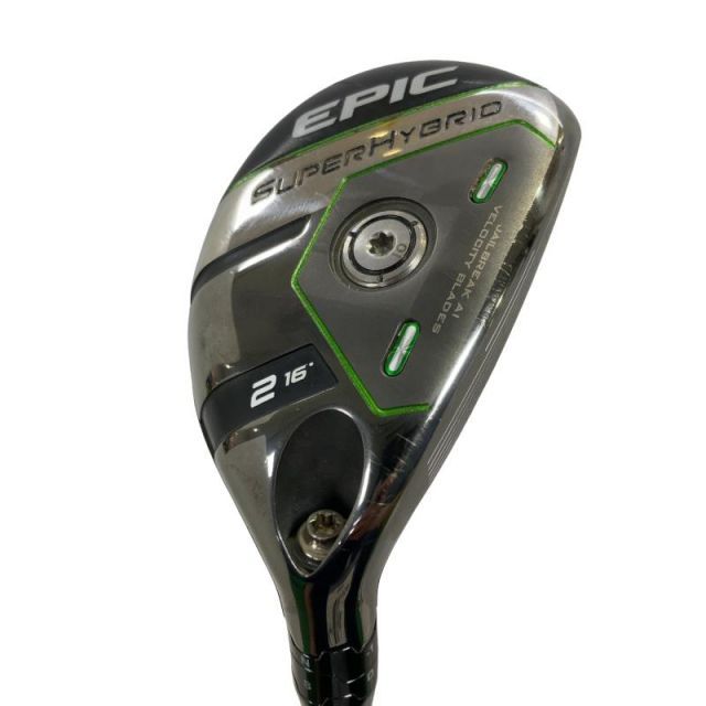 【中古】 キャロウェイ EPIC SUPER HYBRID U2 USA ユーティリティ UT SteelFiber FC 75 HY (フレックスR) メンズ 男性用 右利き 右用 Cランク ゴルフクラブ