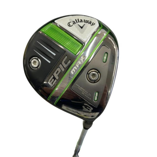 【中古】 キャロウェイ EPIC MAX 3W フェアウェイウッド FW 純正特注シャフト (フレックスS) メンズ 男性用 右利き 右用 Cランク ゴルフクラブ