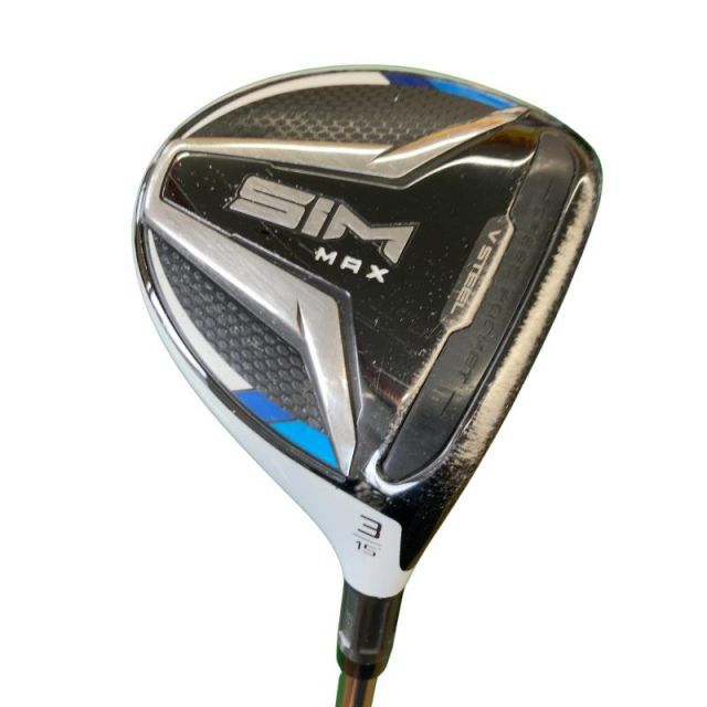 【中古】 テーラーメイド SIM MAX 3W フェアウェイウッド FW Diamana ZF60 (フレックスS) メンズ 男性用 右利き 右用 Cランク ゴルフクラブ