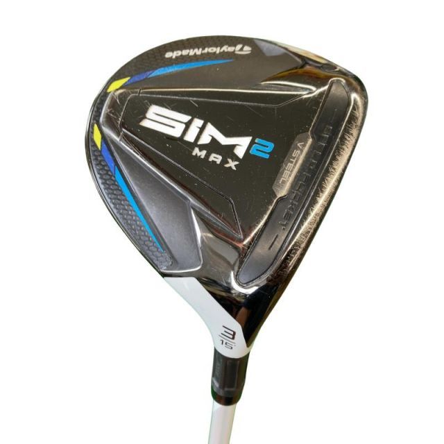 【中古】 テーラーメイド SIM2 MAX 3W フェアウェイウッド FW Speeder 661 EVOLUTION VII (フレックスS) メンズ 男性用 右利き 右用 Cランク ゴルフクラブ