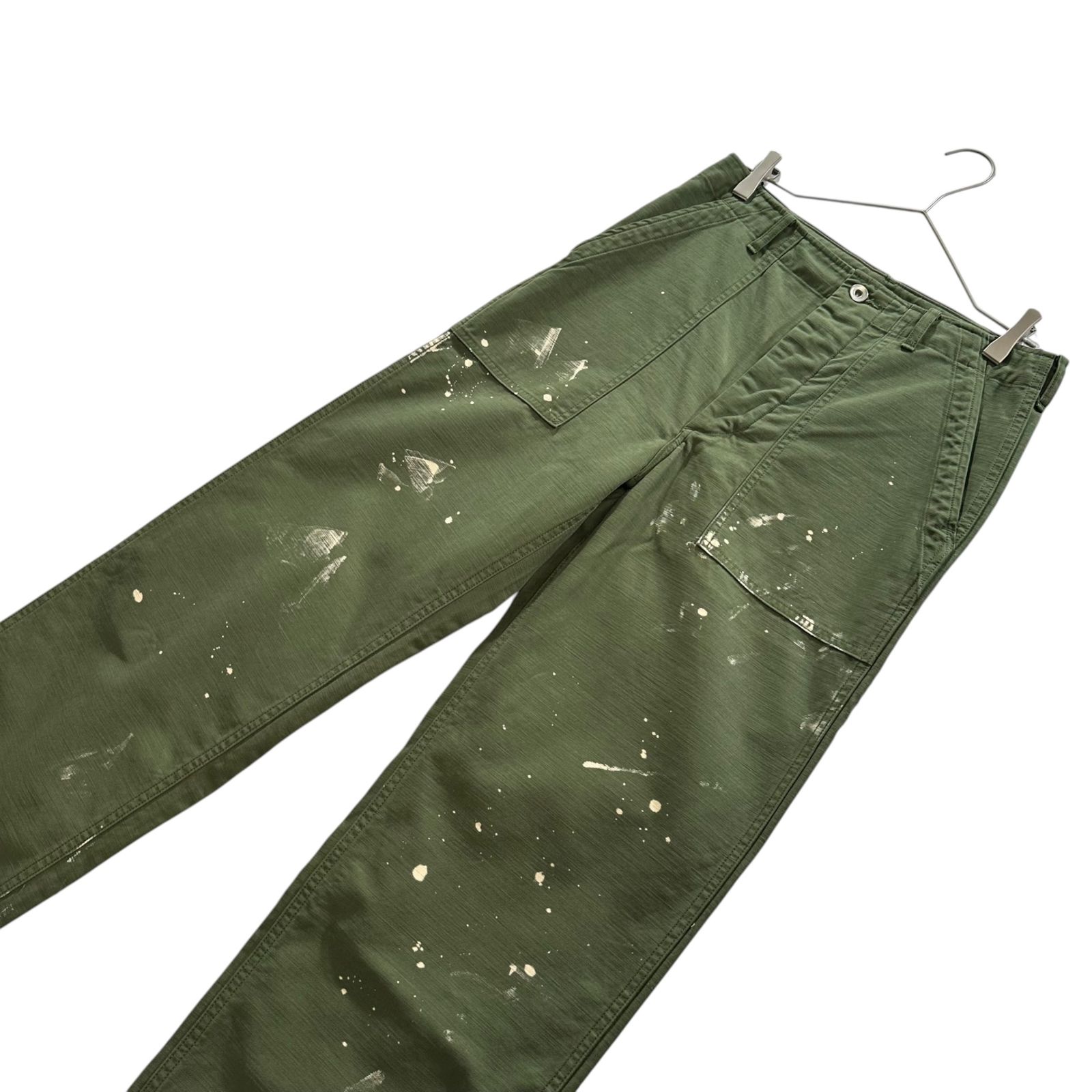 AURALEE(オーラリー) 2025AW WASHED BAGGY SATIN BLEACHED BAKER PANTS