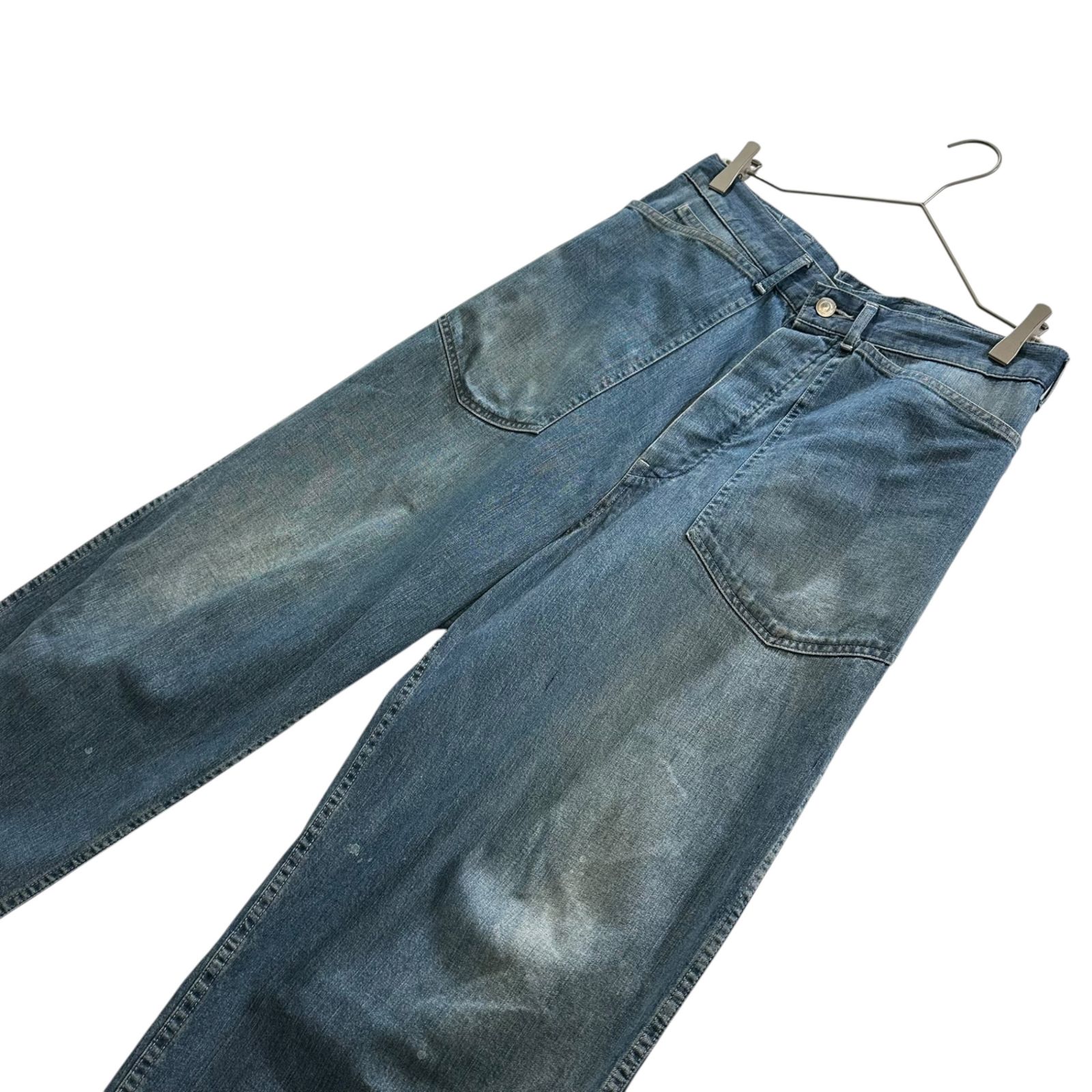 MAATEE & SONS(マーティーアンドサンズ) MILITARY DENIM VWASH PANTS