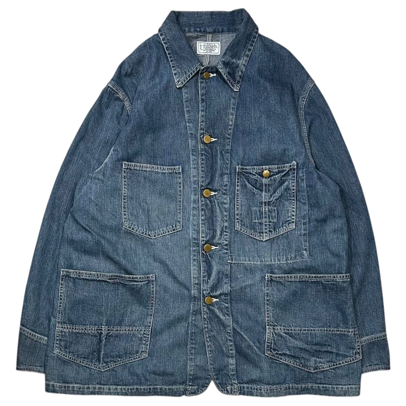 Unlikely(アンライクリー) 24AW City Chore Jacket シティ チョア ジャケット デニム カバーオール U24F-18-0009 M インディゴ
