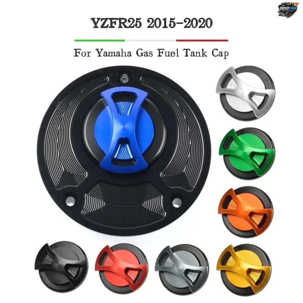 ヤマハ YZFR25 YZF R25 2015-2020 2016 - 19 用キーレスモーターサイクル燃料ガスタンクキャップカバー