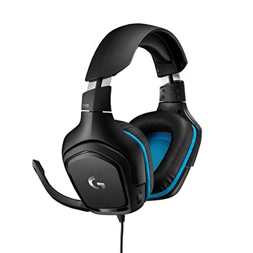 Logicool G ゲーミングヘッドセット G431 ブラック Dolby 7.1ch ノイズキャンセリング マイク 付き PC PS4 Switch 3.5mm usb 軽量 国内正規品 2年間Ju