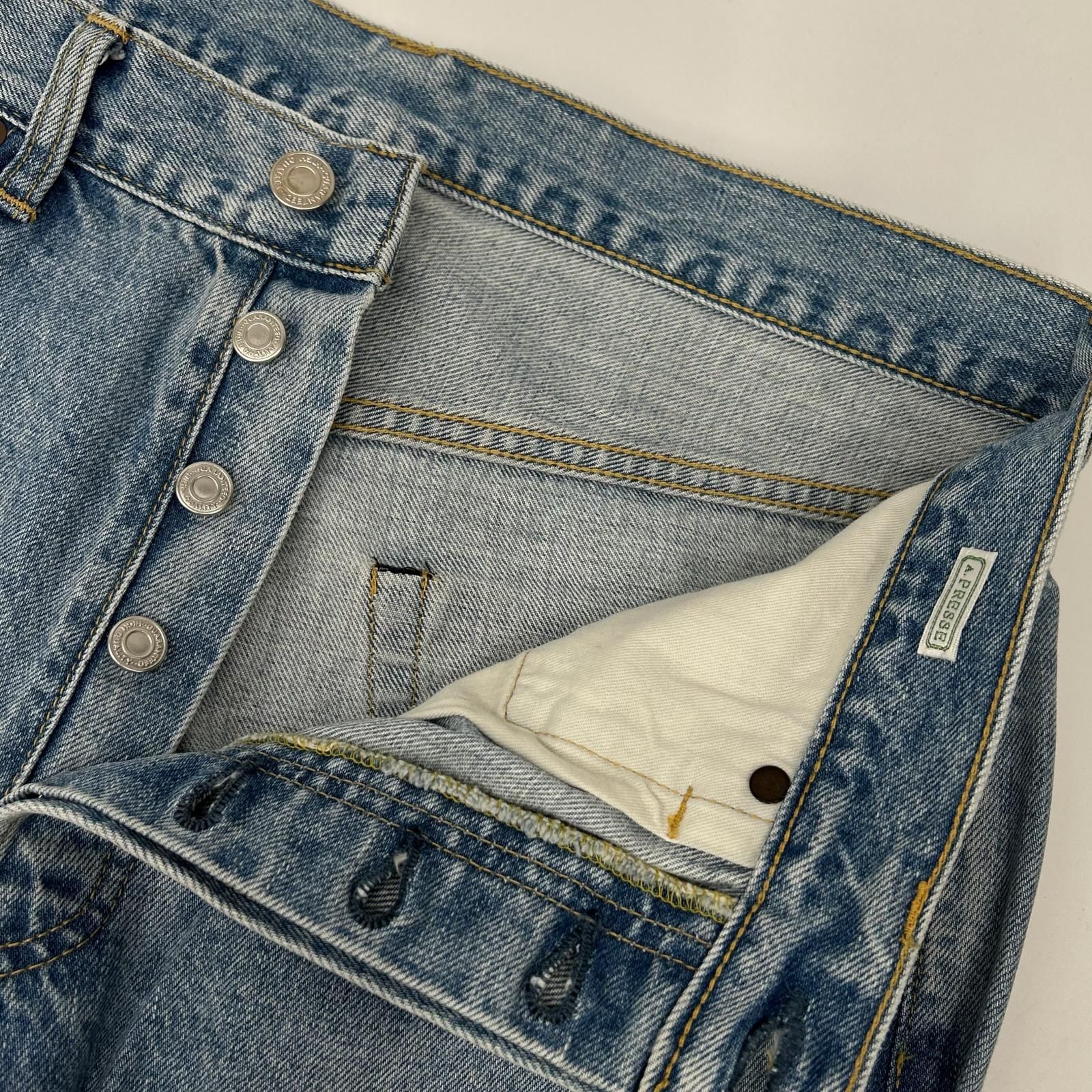A.PRESSE アプレッセ 22SAP-04-05H 22SS ライトインディゴ Washed