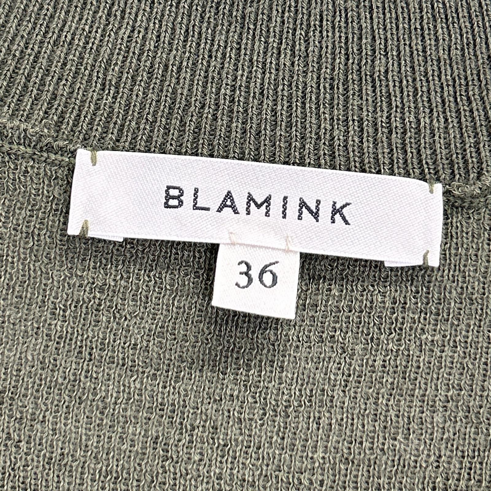 BLAMINK ブラミンク 7918-230-0060 カーキ カシミヤ100 ハイツイストV