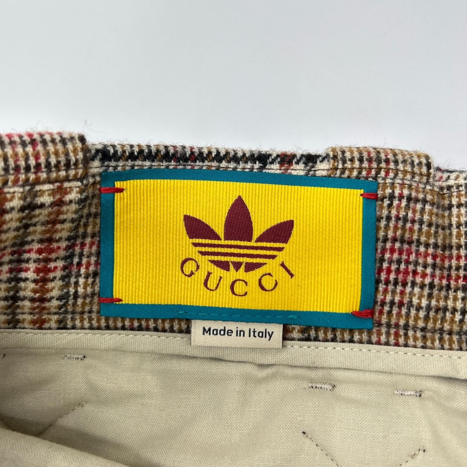 GUCCIグッチ　2020年　フレアスラックス　ブラウン　44 GUCCI グッチ ×アディダス ブラウン 696656 ホースビットウール