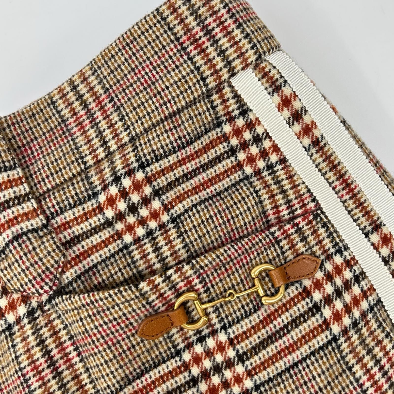 GUCCI グッチ ×アディダス ブラウン 696656 ホースビットウール