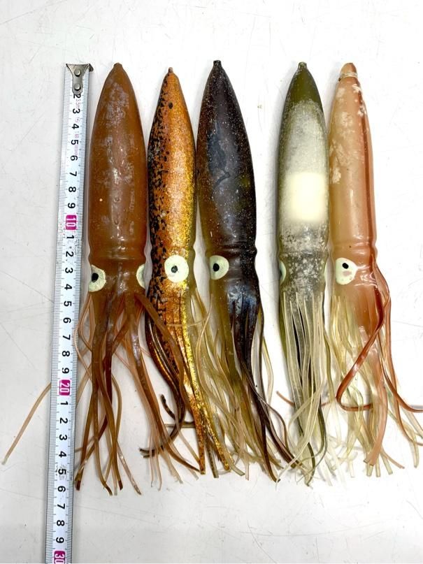 希少　ルアー　5点セット　イカ　トローリング　26cm　マグロ　カジキ　仕掛　大物釣りに A6838C99