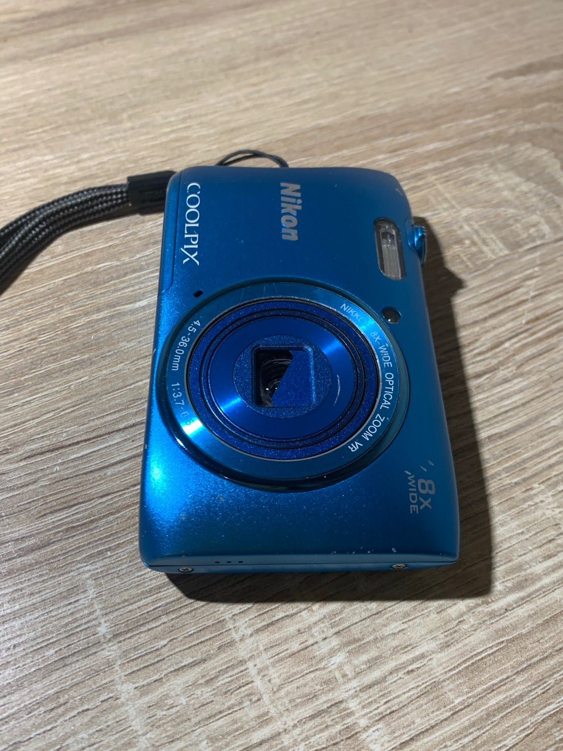 【ジャンク品】Nikon COOLPIX S3600 2272 Nikon COOLPIX S3600 スカイブルー ジャンク品 デジカメ【ネ