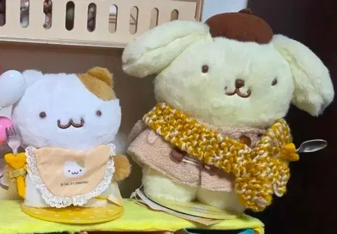 ポムポムプリン マフィン ぴたっとふれんず サンリオ ぬいぐるみ