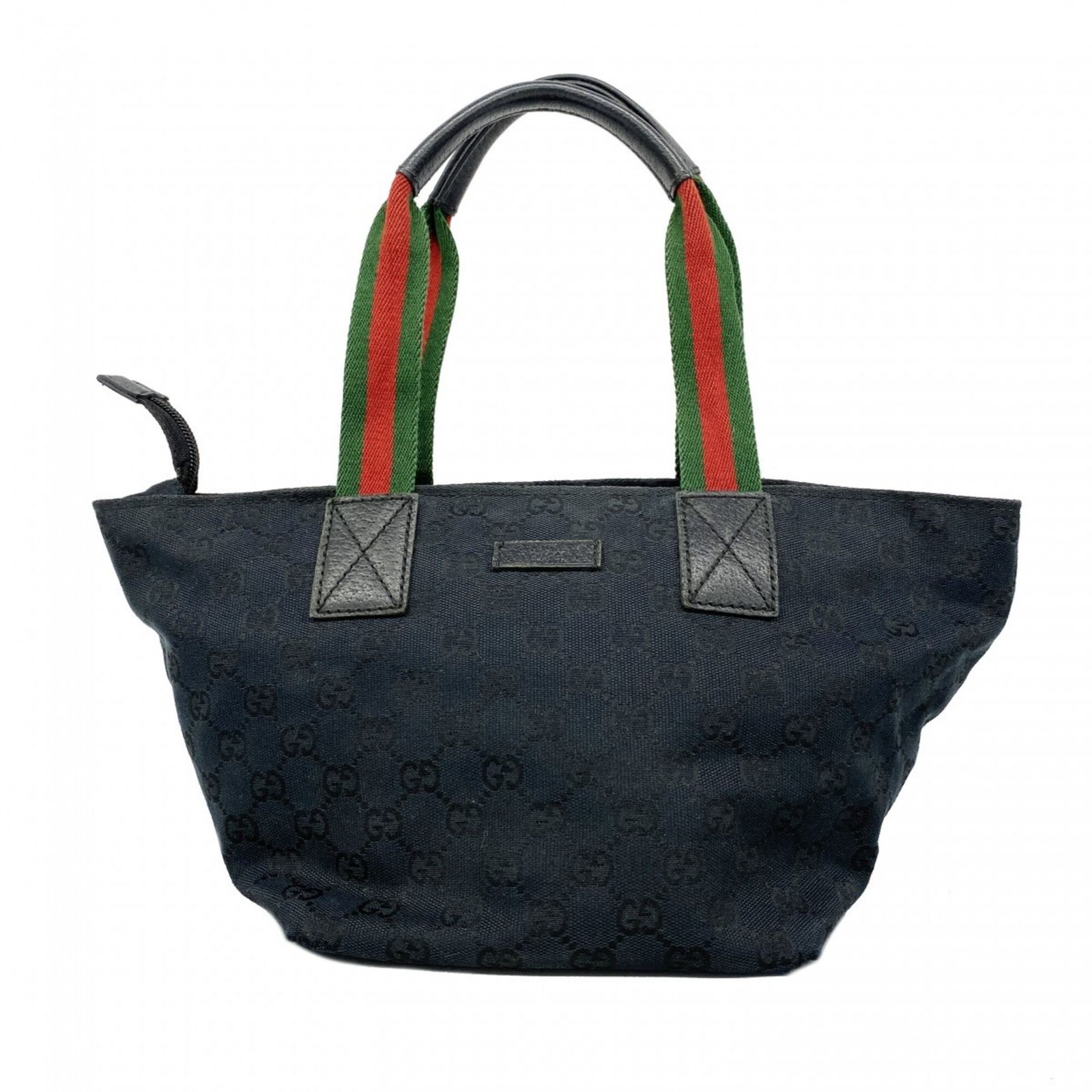 グッチ(Gucci) グッチ ハンドバッグ GGキャンバス シェリーライン 131228 キャンバス ブラック レディース