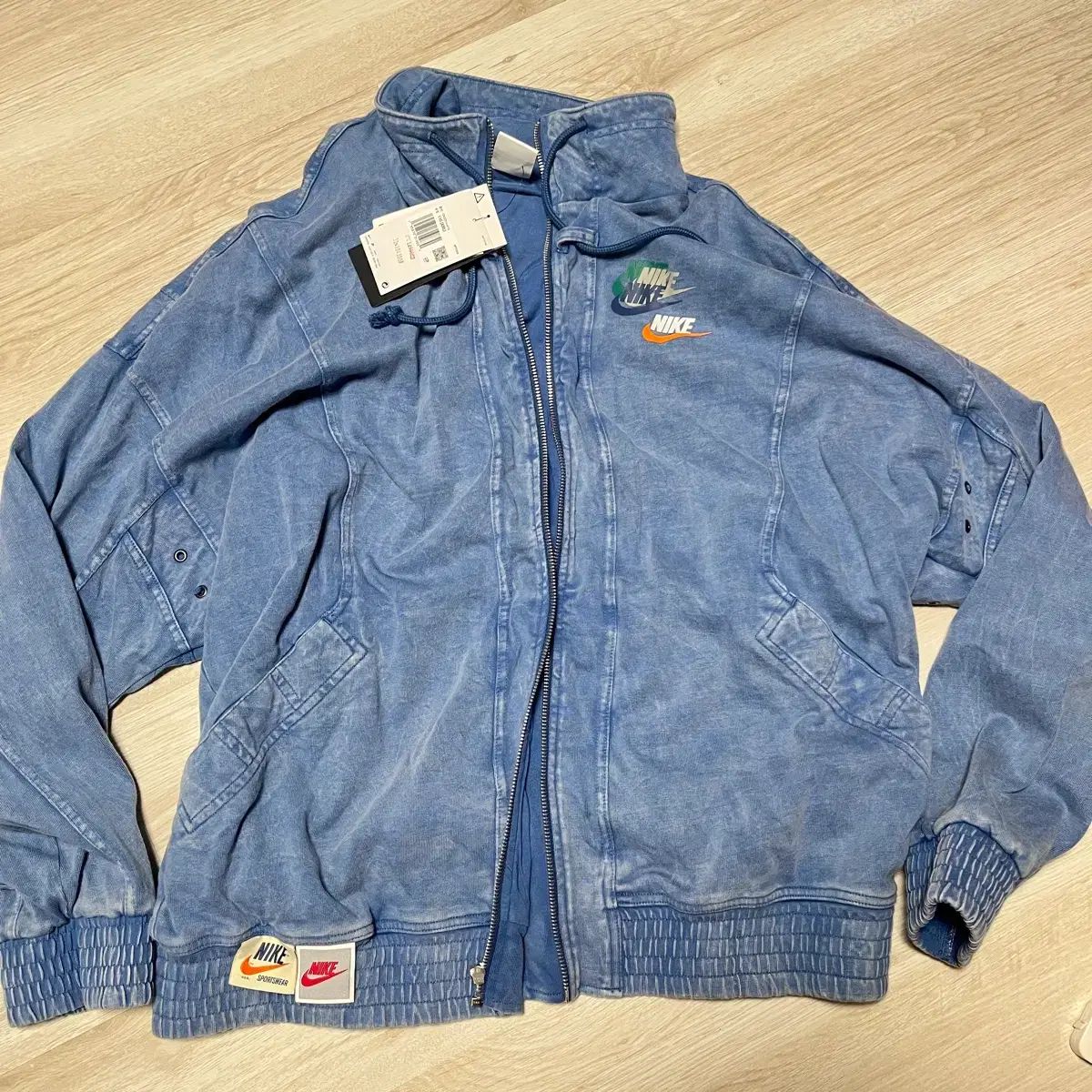 ナイキ デニム ウォッシュ ジャケット ブルー XXL 新品