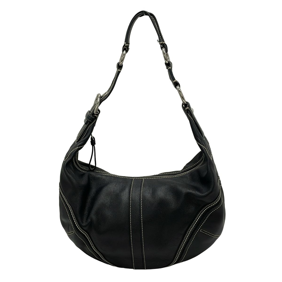 COACH(コーチ) ショルダーバッグ ソーホーレザーラージホーボー 10576 黒 レザー