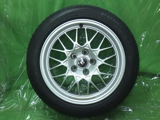 中古】215/50R17 希少 ステージア260RS純正BBS 17インチ ピレリ 