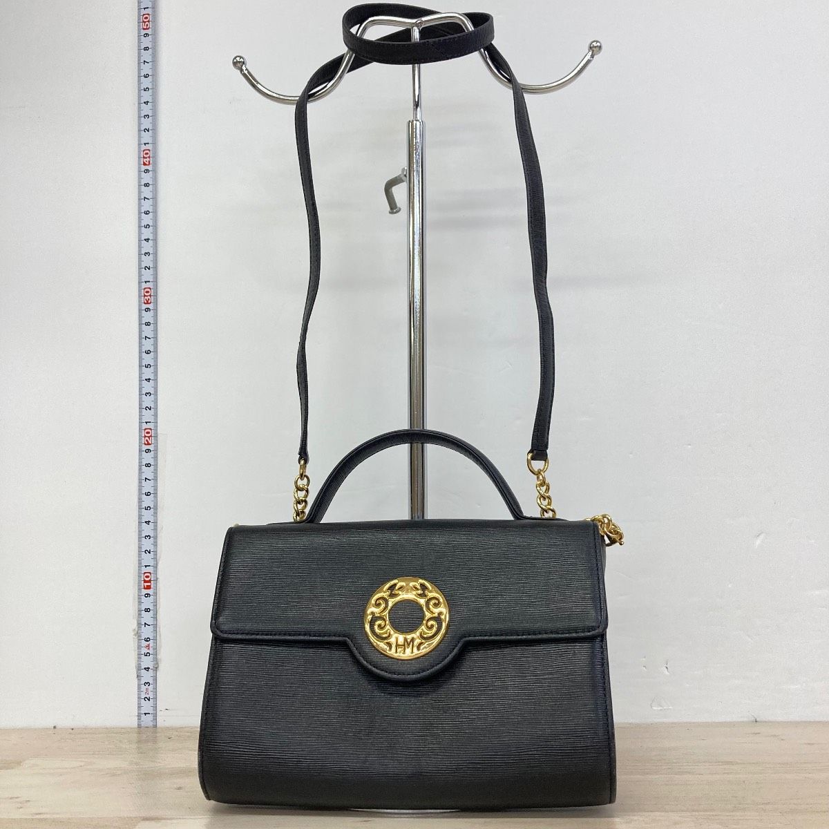 美品 HANAE MORI ハナエモリ 2way ハンドバッグ/ショルダーバッグ 