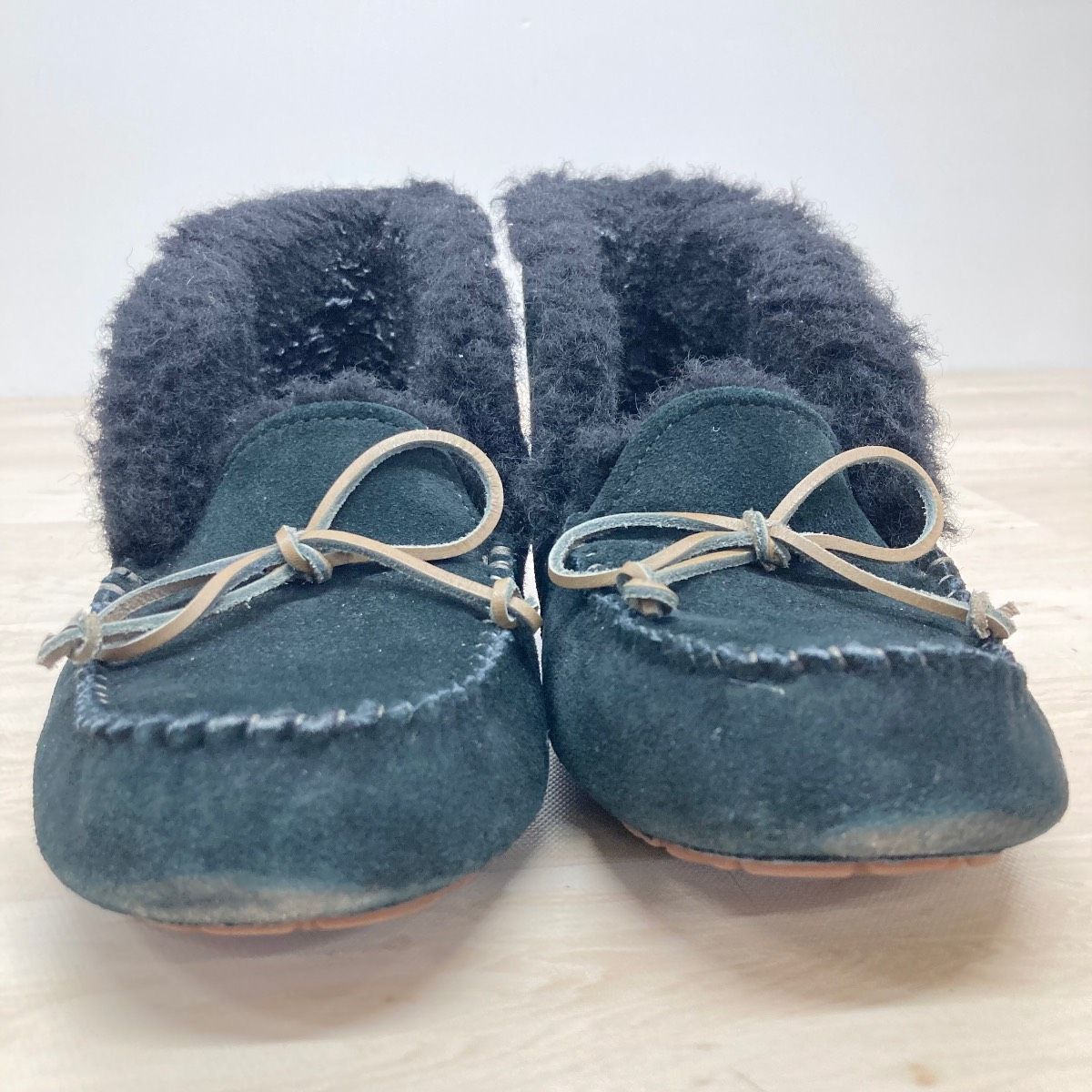 UGG アグ W ALENA アレーナ モカシン シューズ ブラック 24cm (USA7