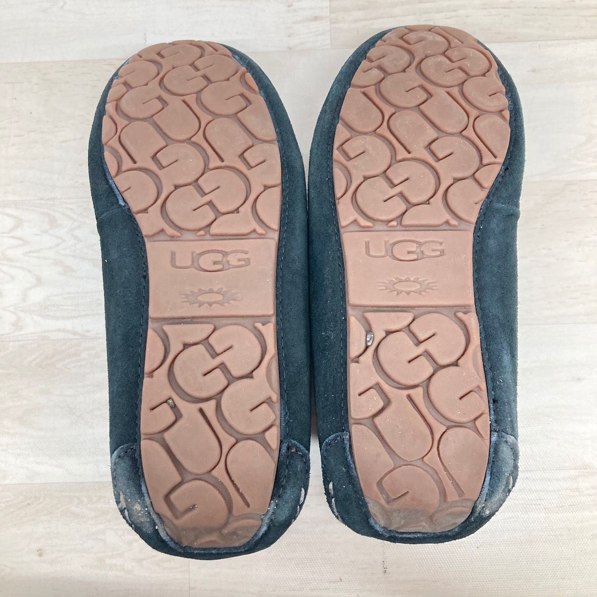 UGG アグ W ALENA アレーナ モカシン シューズ ブラック 24cm (USA7