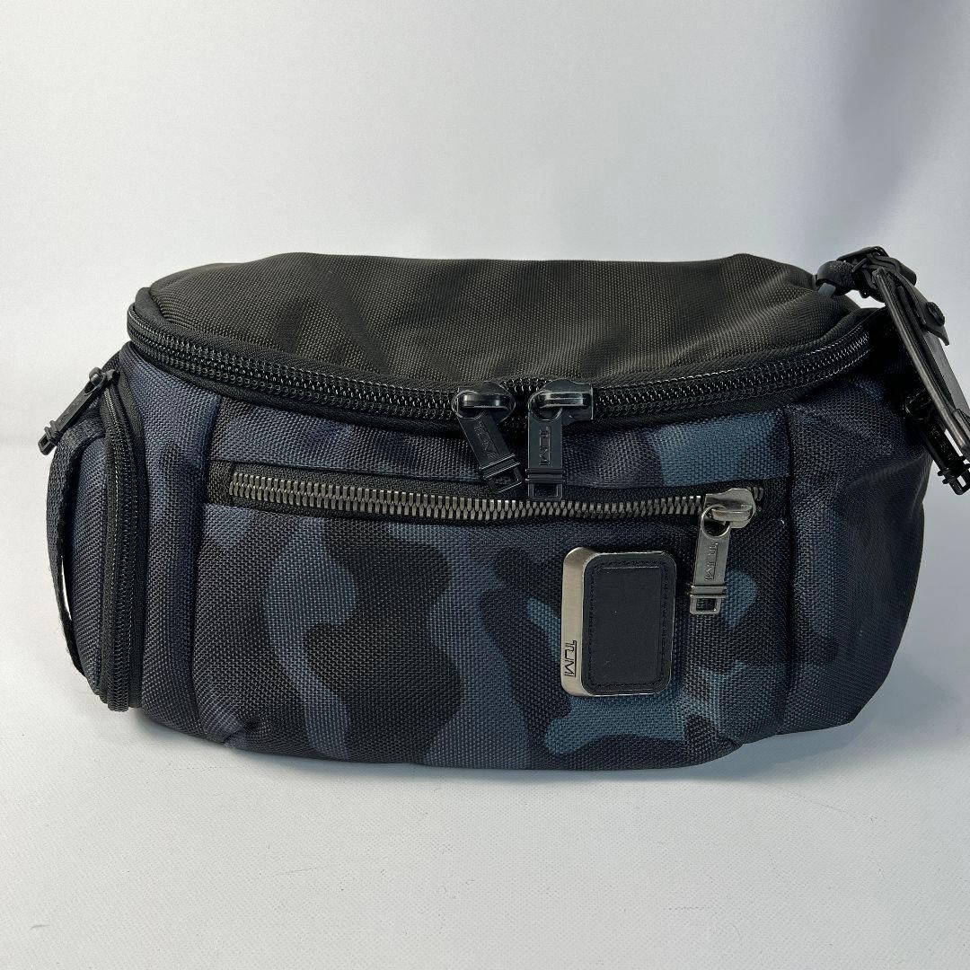 TUMI ボディバッグ ALPHA BRAVO カモフラ 迷彩 ネイビー