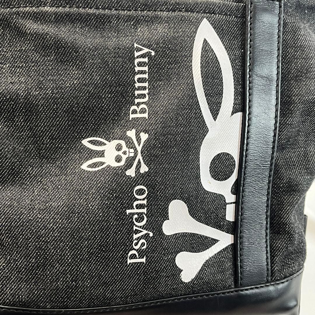 Psycho Bunny 2way カートバッグ ラウンドバッグ ブラック - メルカリ