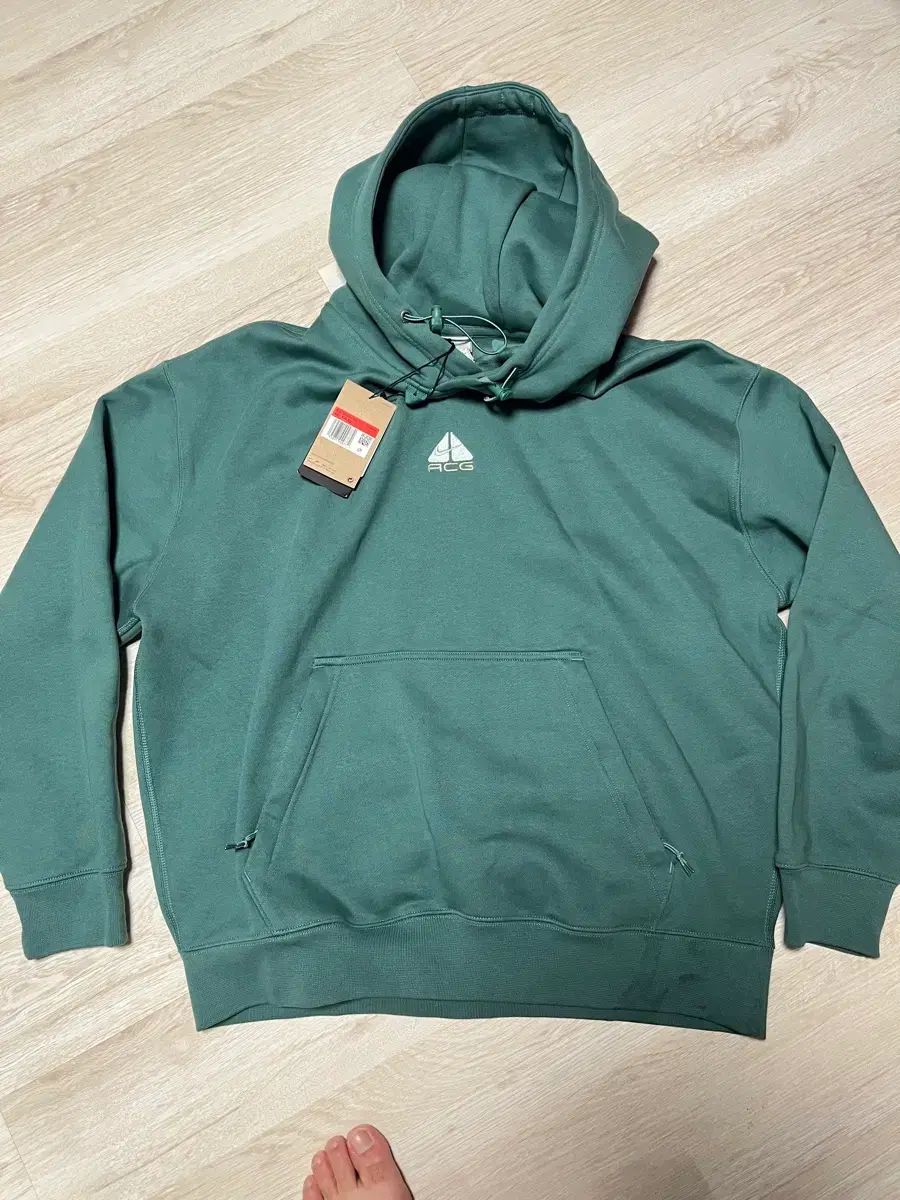 NIKE ACG フードTシャツ グリーン Lサイズ 新品