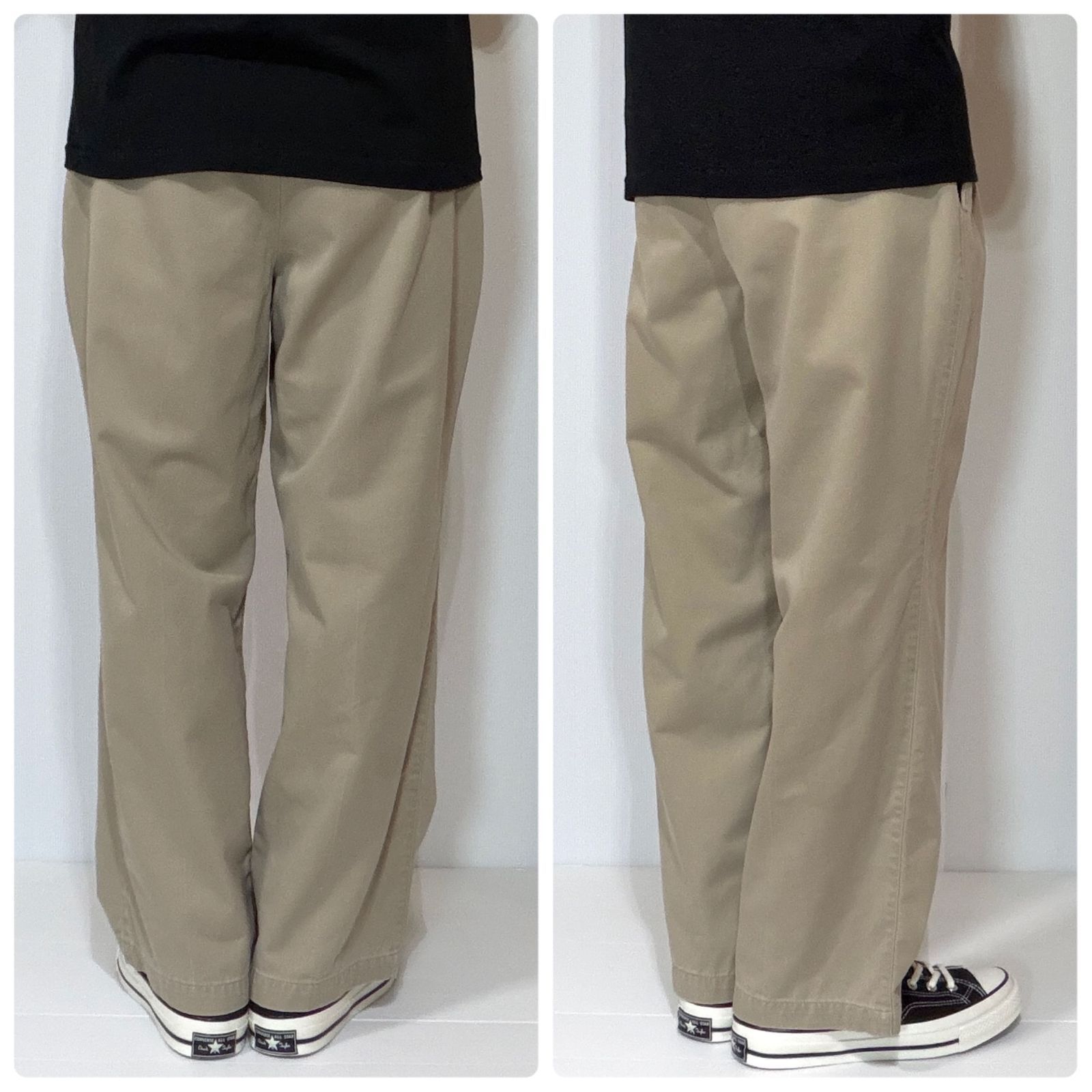 00s 希少サイズ DOCKERS ドッカーズ ツータック チノパン Classic Fit