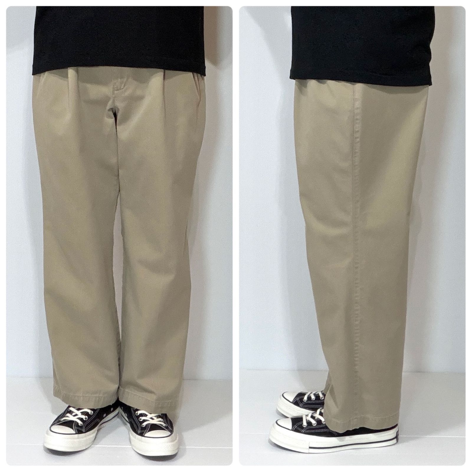 00s 希少サイズ DOCKERS ドッカーズ ツータック チノパン Classic Fit