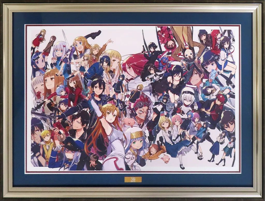 【中古】アニメムック 付属品付)電撃文庫30周年記念 キャラファイングラフ 集合