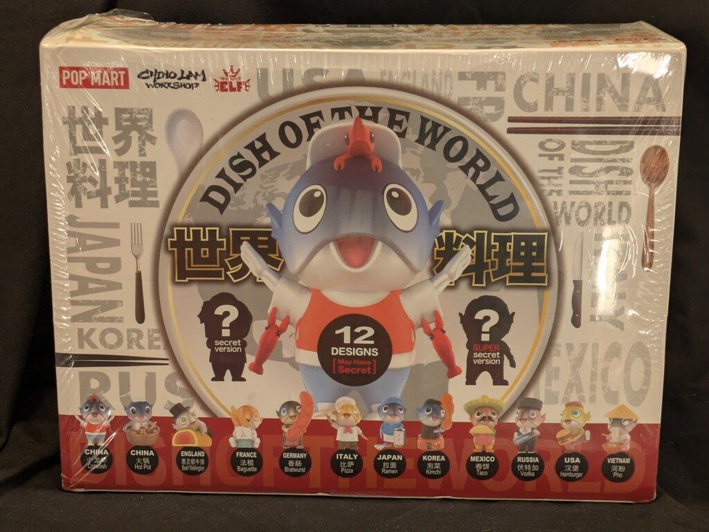 POP MART X CHINO LAM WORKSHOP Biggie Fish Dish of the World Series 1BOX