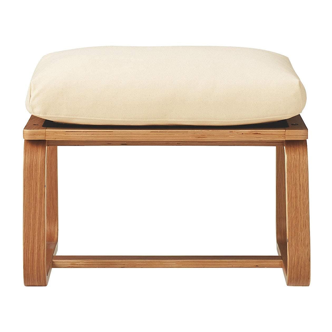 無印良品 リビングでもダイニングでもつかえるベンチ・2・オーク材 幅56×奥行46×高さ40.5cm 82598483