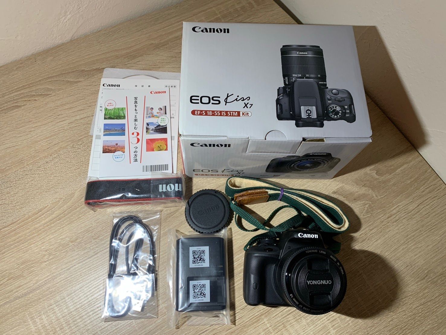 2317 Canon EOS Kiss X7 ブラック ジャンク品 デジカメ【宅】