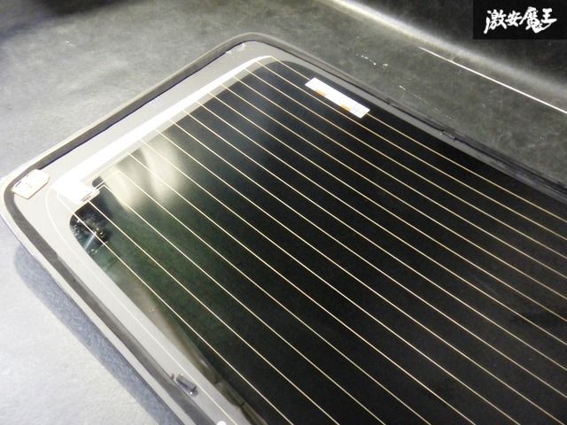 新車外し ☆即発送☆ トヨタ純正 200系 ハイエース 9型 後期 ワイド ワゴン GL 10人乗り リア ガラス プライバシーガラス バックドアガラス