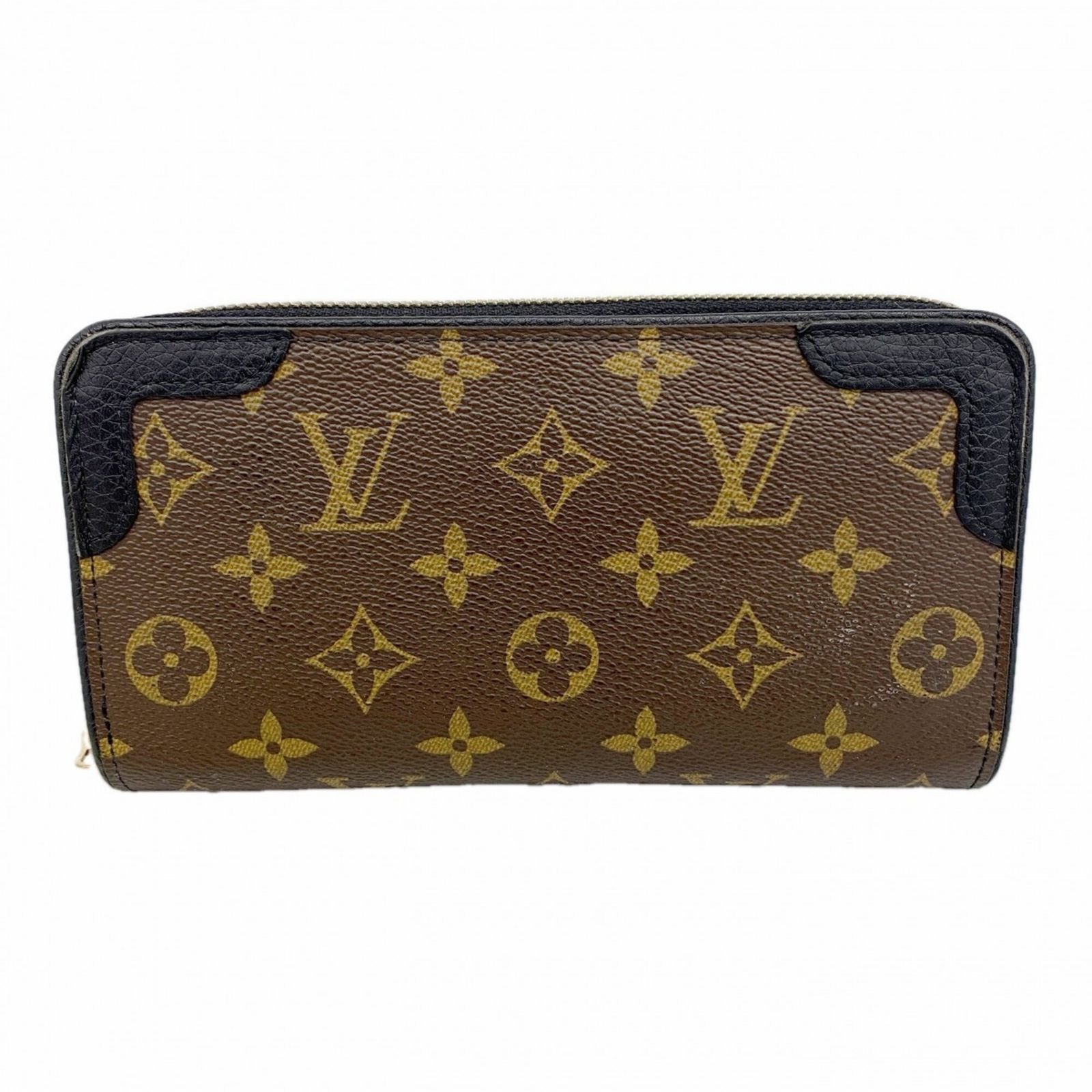 ルイ・ヴィトン(Louis Vuitton) ルイ・ヴィトン 長財布 モノグラム ジッピーウォレットレティーロ M61855 ブラウンレディース