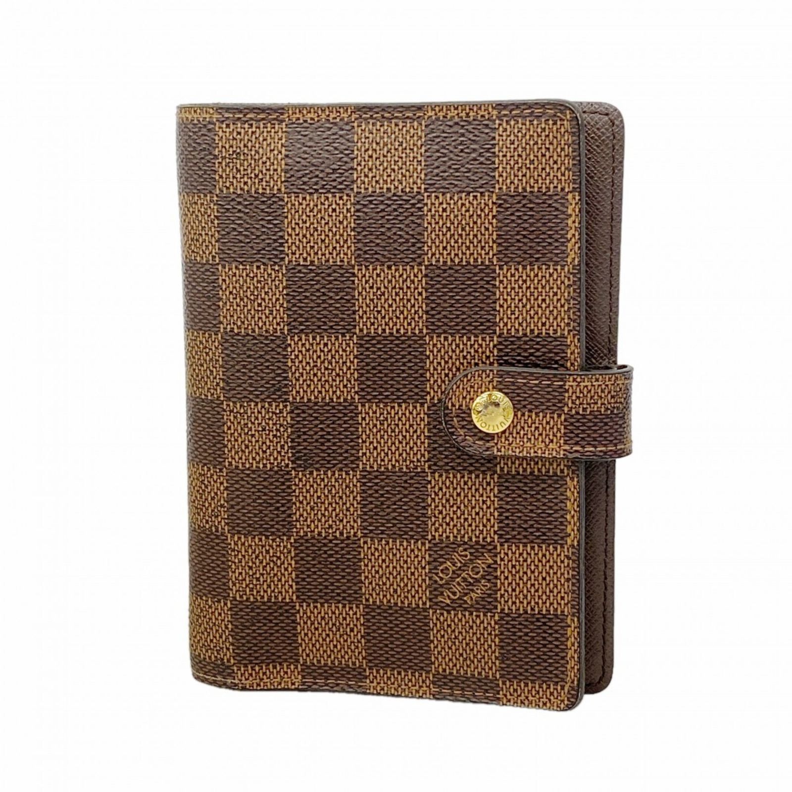 ルイ・ヴィトン(Louis Vuitton) ルイ・ヴィトン 手帳カバー ダミエ アジェンダPM R20700 エベヌメンズ レディース