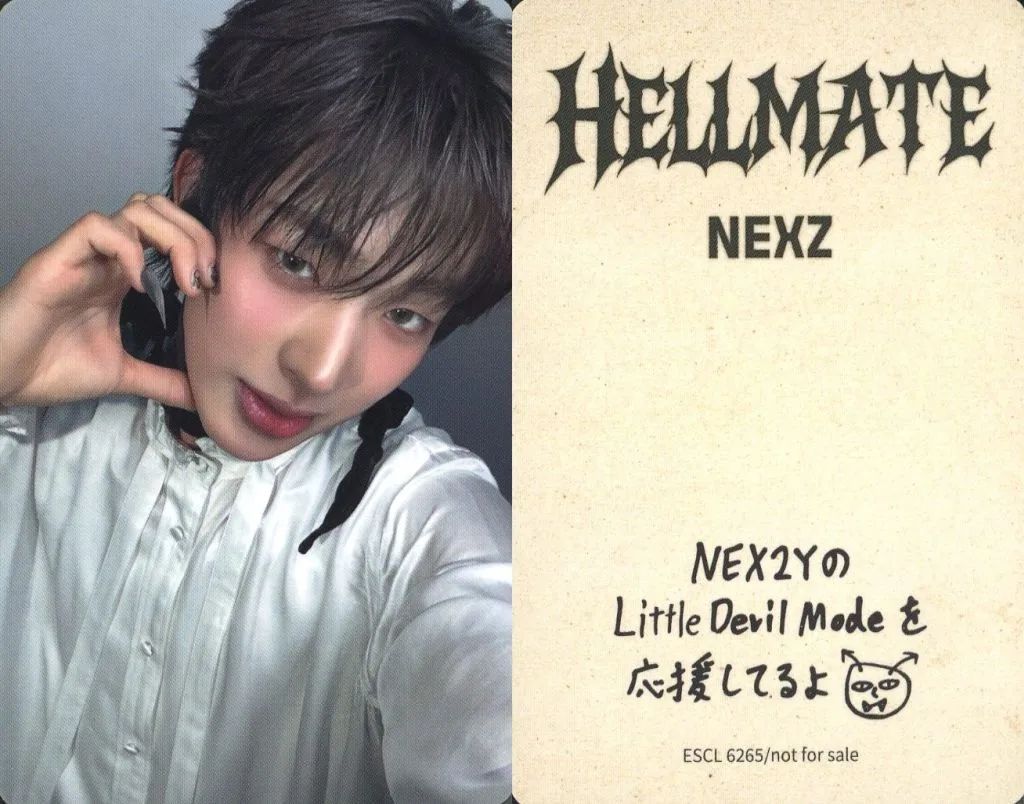 中古】コレクションカード(男性) NEXZ/トモヤ(TOMOYA)/裏面印刷