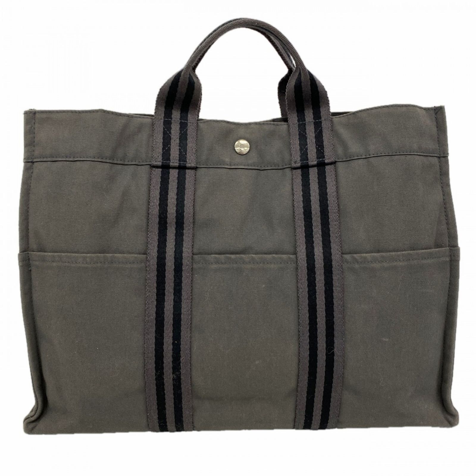 エルメス(Hermes) エルメス トートバッグ フールトゥMM キャンバス