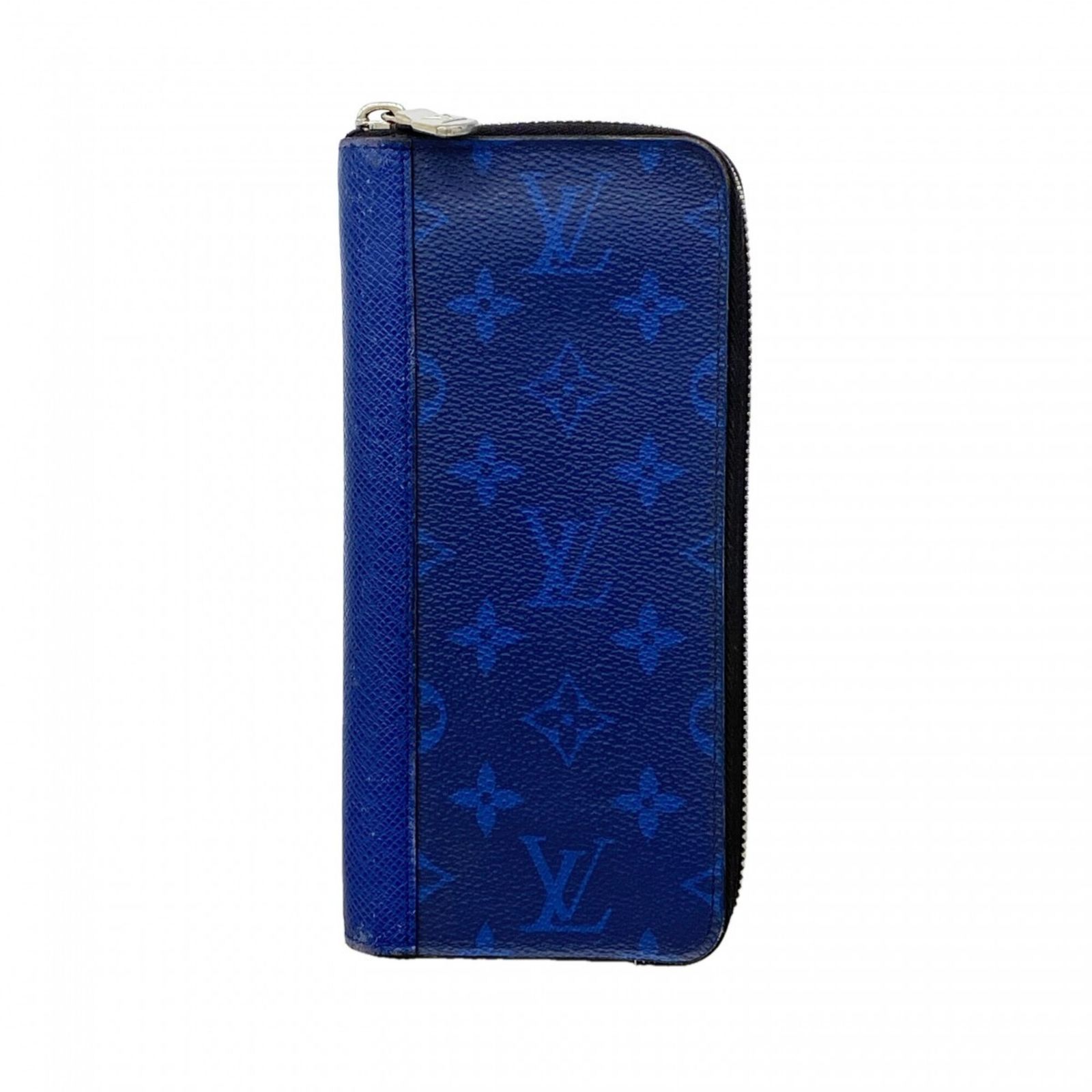 ルイ・ヴィトン(Louis Vuitton) ルイ・ヴィトン 長財布 タイガラマ ジッピーウォレットヴェルティカル M30447 コバルトメンズ