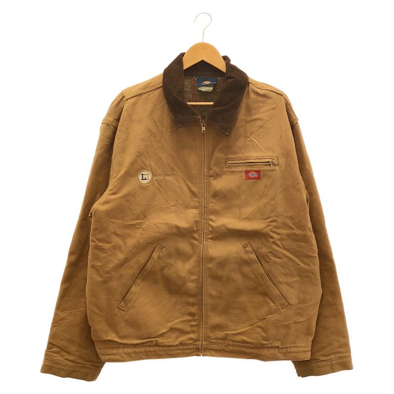 【中古】Dickies ダック ロゴ刺しゅう サイズXL ブラウン 汚れあり[91][249008294899] 中古】Dickies ダック ロゴ刺しゅう サイズXL ブラウン 汚れあり[91