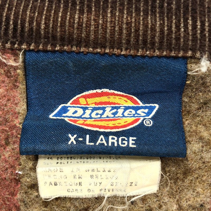 【中古】Dickies ダック ロゴ刺しゅう サイズXL ブラウン 汚れあり[91][249008294899] 中古】Dickies ダック ロゴ刺しゅう サイズXL ブラウン 汚れあり[91