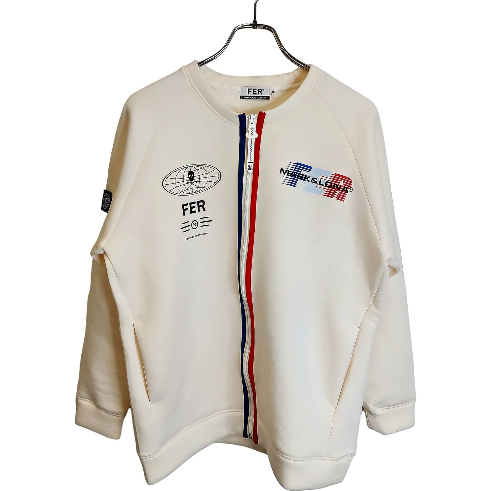 美品 MARK&LONA マークアンドロナ ダンボールニット ジャケット ゴルフ MARK&LONA マークアンドロナ ゴルフ 25SS FER COLLECTION Warp Softech