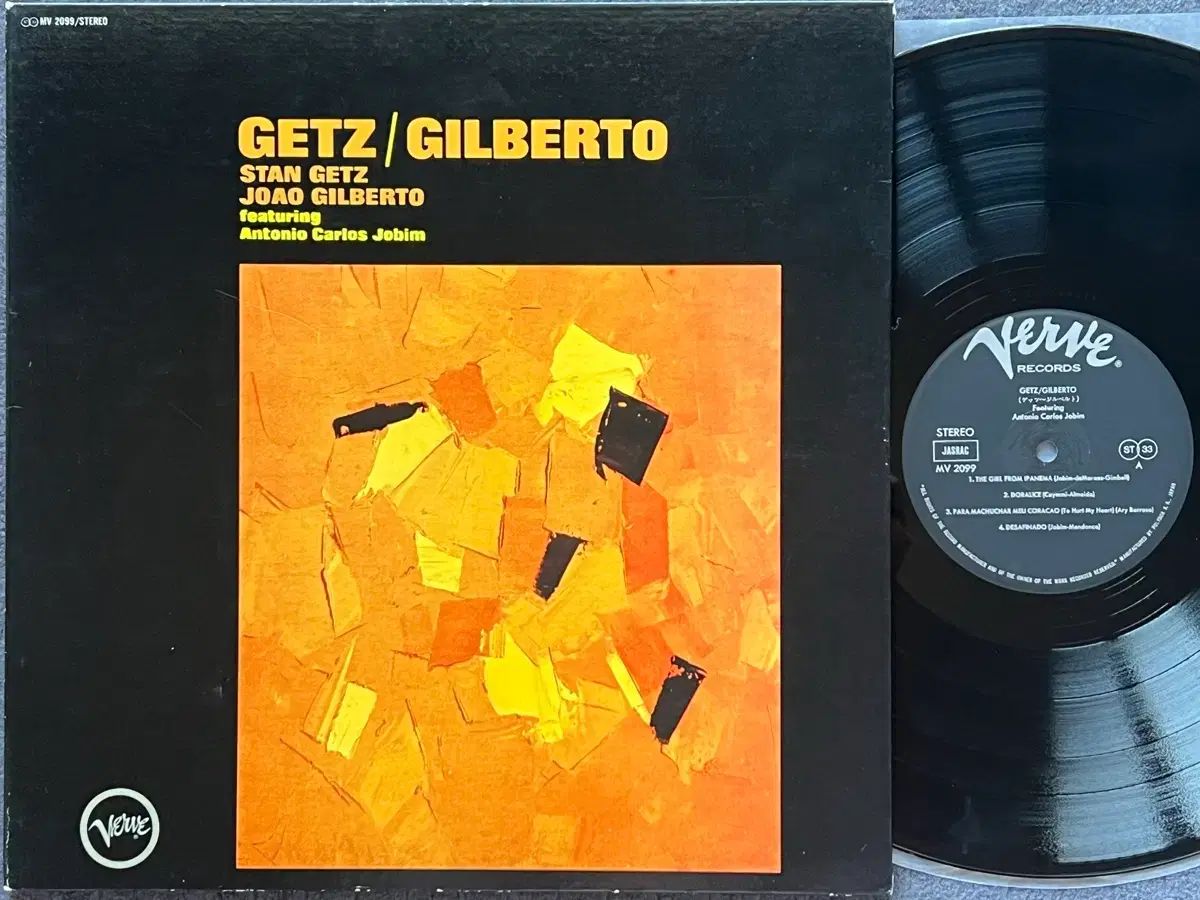 LP ： Stan Getz ／ Joao Gilberto ー