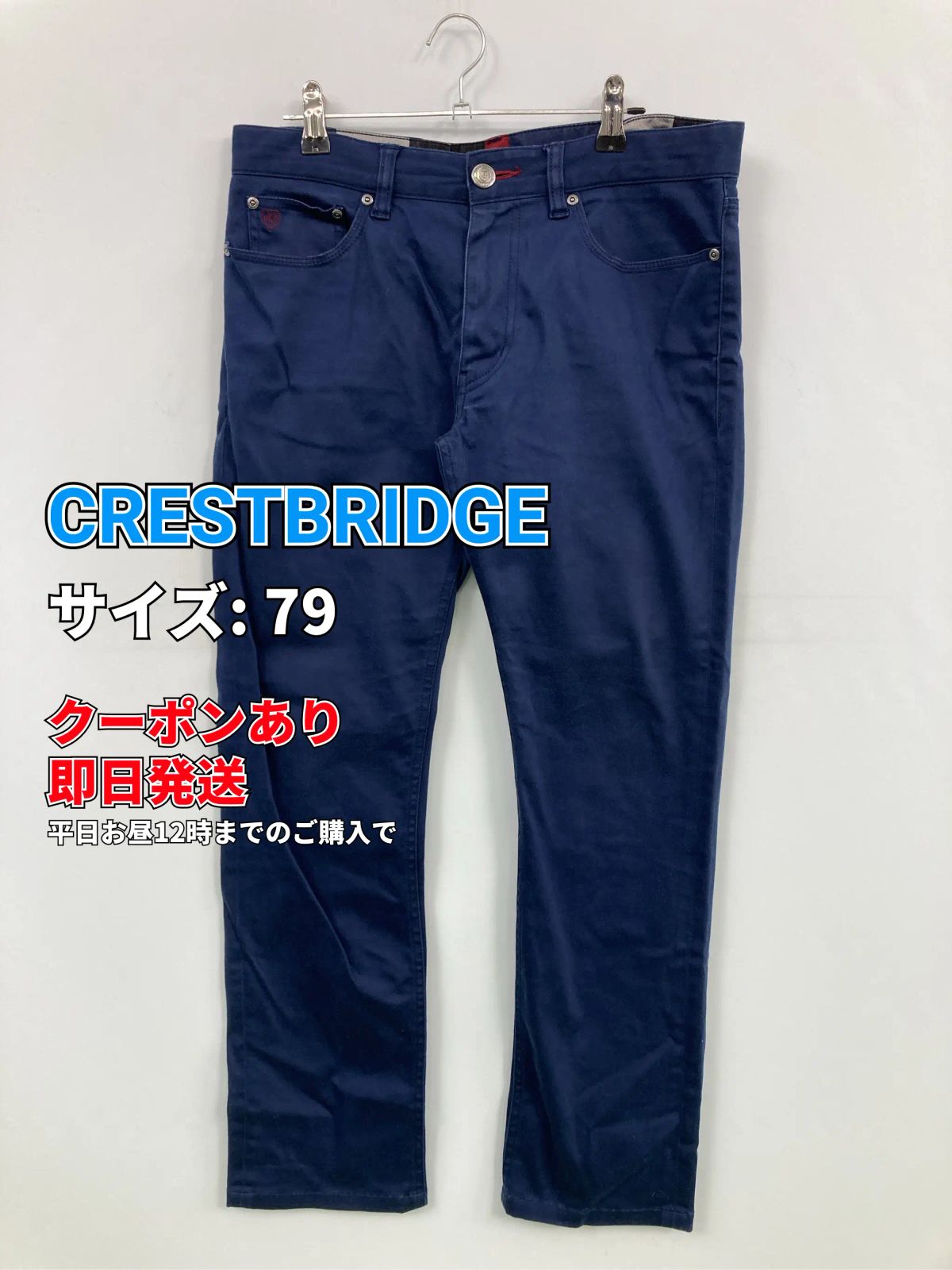 CRESTBRIDGE パンツ 79 ネイビー メンズ