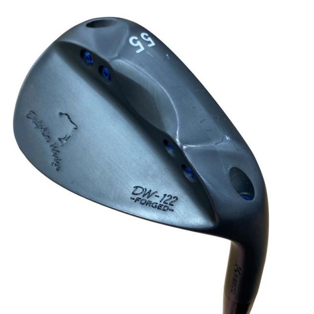 【中古】 キャスコ Dolphin Wedge DW-122 ブラック 55° ウェッジ WG ATTAS Spinwedge IP 80 (フレックスその他) メンズ 男性用 右利き 右用 Cランク ゴルフクラブ