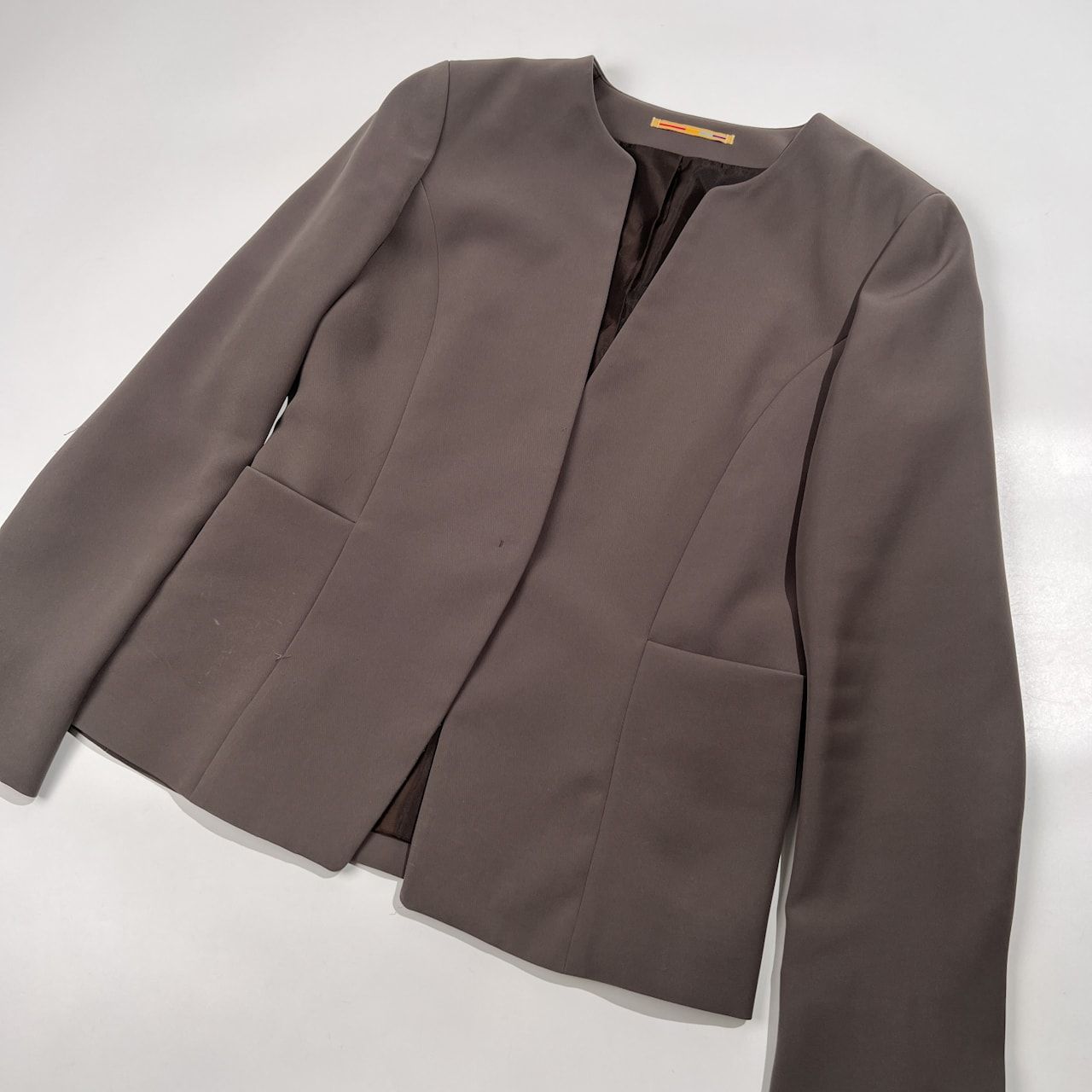 上下セット オリヒカ RHYME CITY TAILORED ノーカラー セットアップ