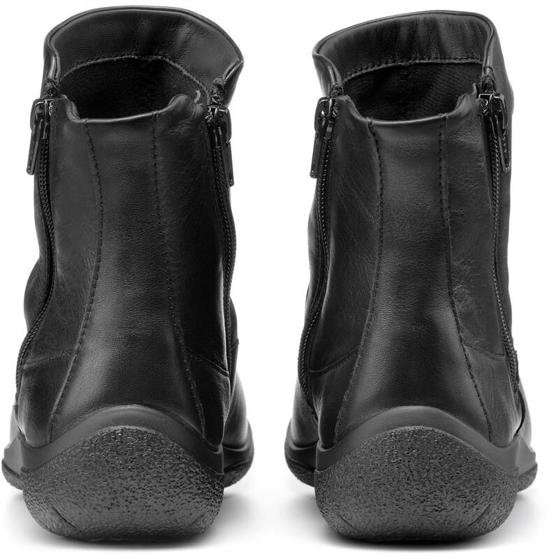 フーター レディース シューズ ブーツ・レインブーツ アンクル Hotter Whisper Ankle Boots Wide Fit Black ブラック